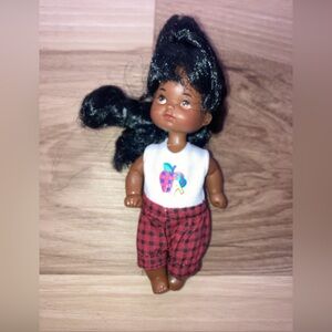Vintage Barbie The Heart Family African American Toddler Girl Twin Doll